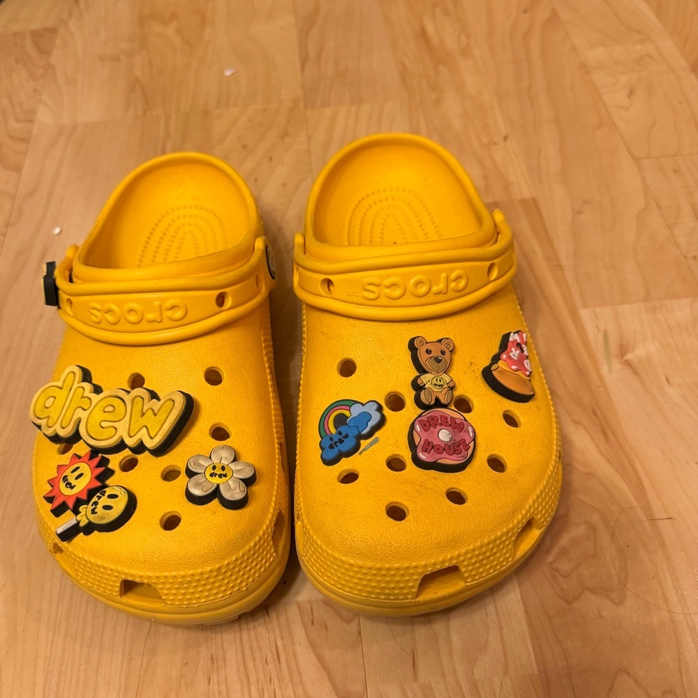 Justin Bieber limited edition crocs!worn twice only!